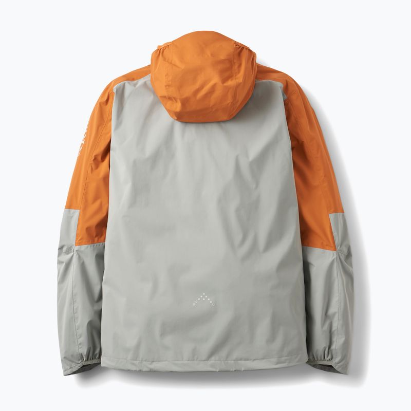 Kurtka przeciwdeszczowa męska Rab Downpour Trail Light dark melba/light zinc 2