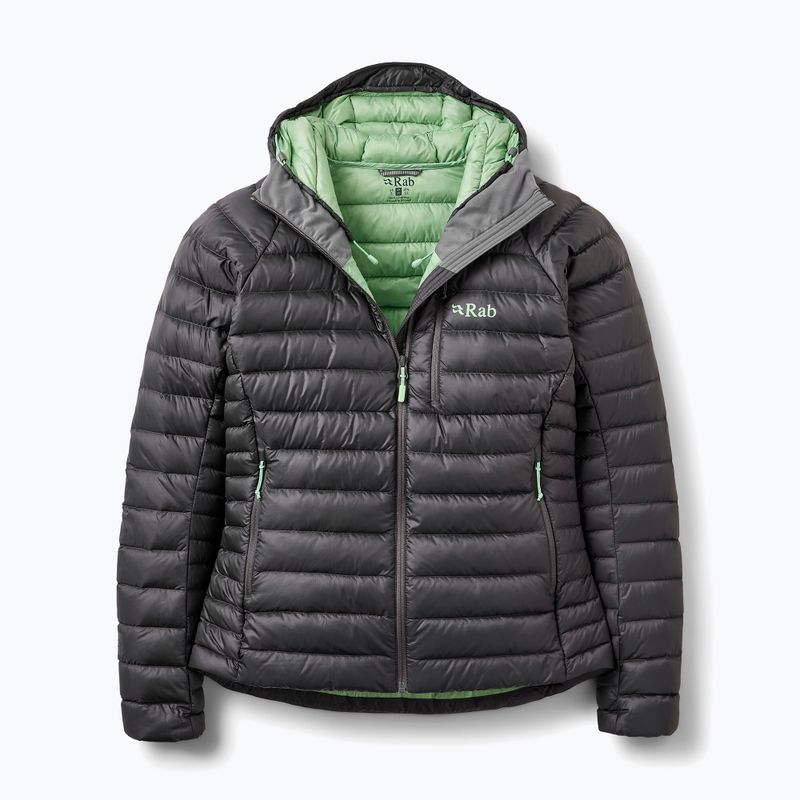 Kurtka puchowa damska Rab Microlight Alpine Hoody graphene 4
