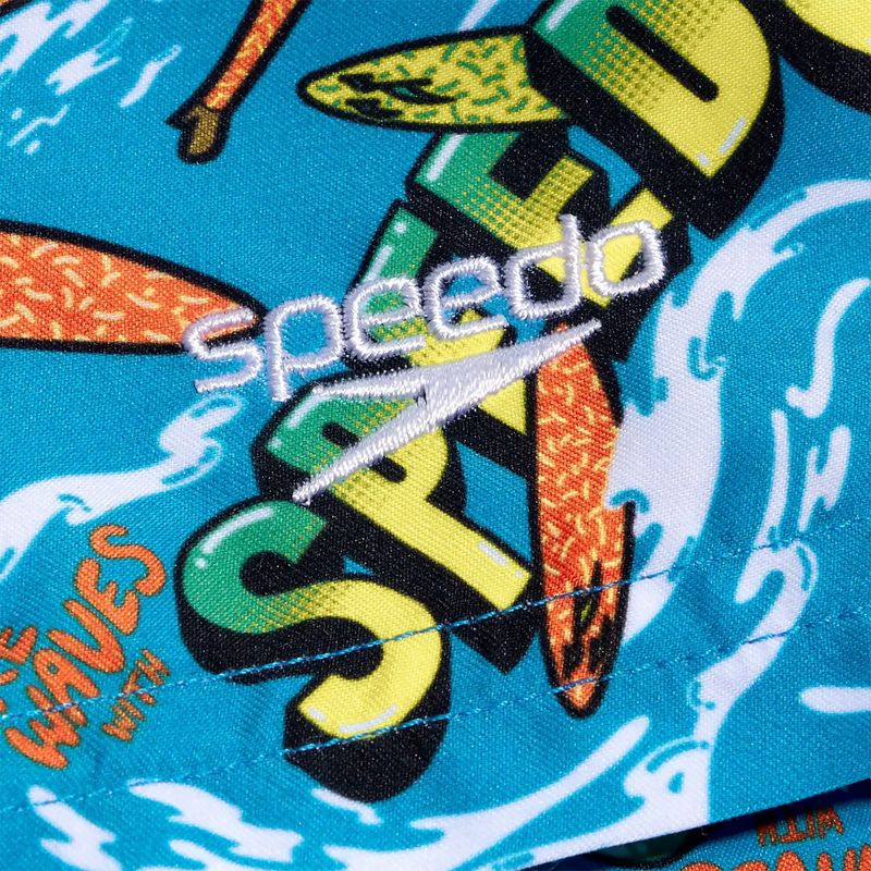 Szorty kąpielowe dziecięce Speedo Printed 15" bolt/bright yellow/salso/lawn 6