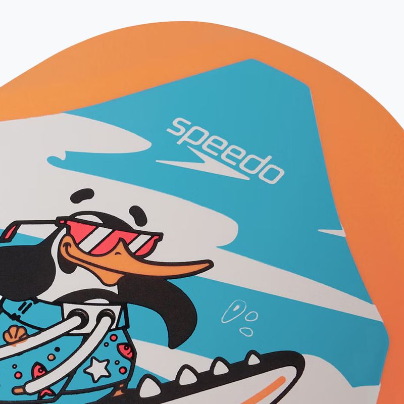 Deska do pływania Speedo Turtle Printed Float chima azue blue/fluro orange 4