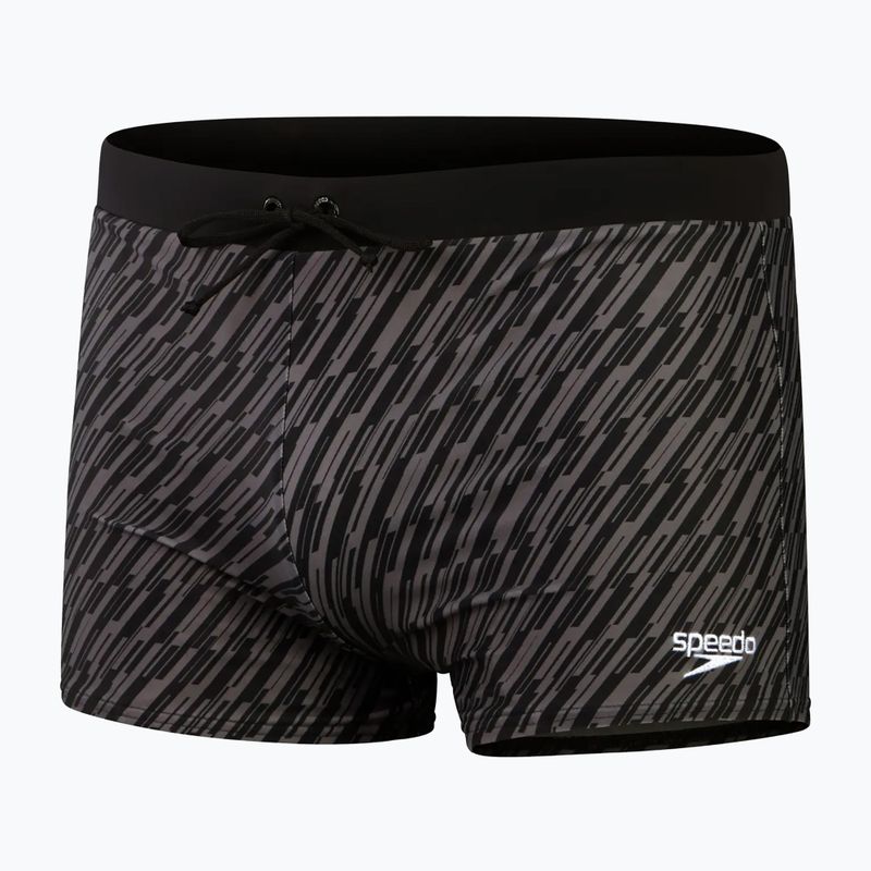 Bokserki pływackie męskie Speedo Valmilton black/gove grey