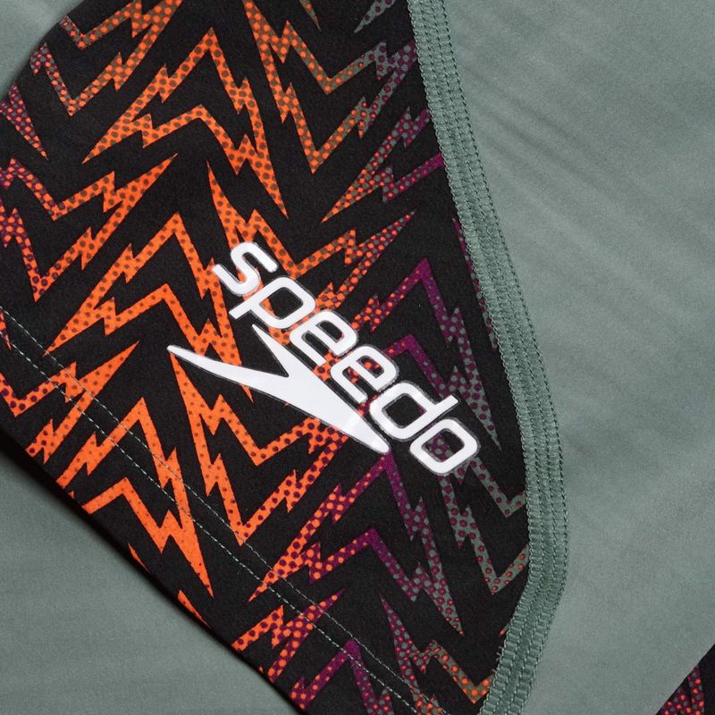 Strój pływacki damski Speedo Fastskin LZR Ignite Kneeskin country green/black/nectarine 5