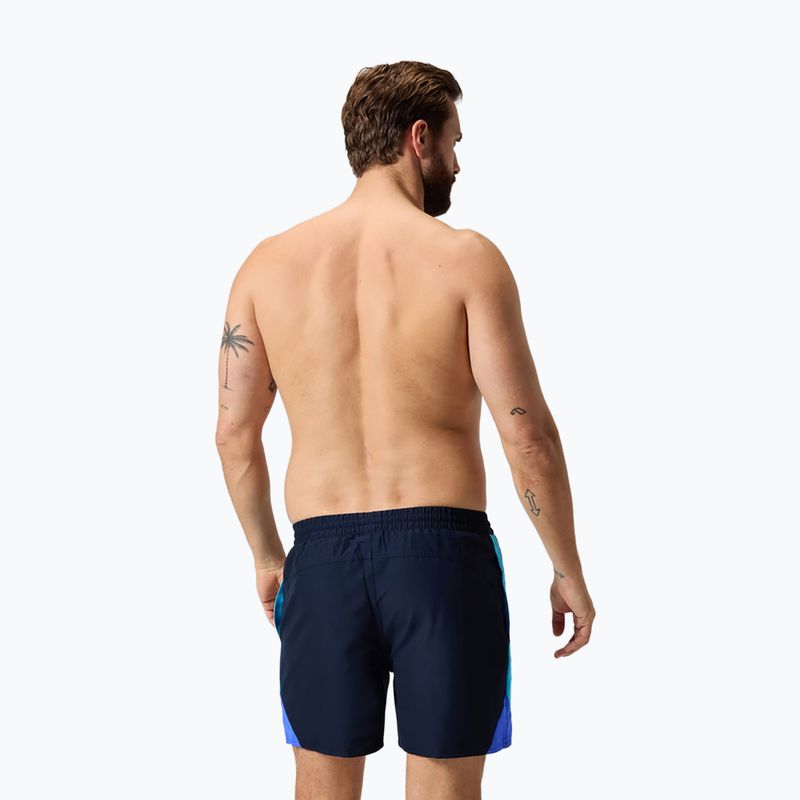 Szorty kąpielowe męskie Speedo HyperBoom Splice 16" true navy/berry 3