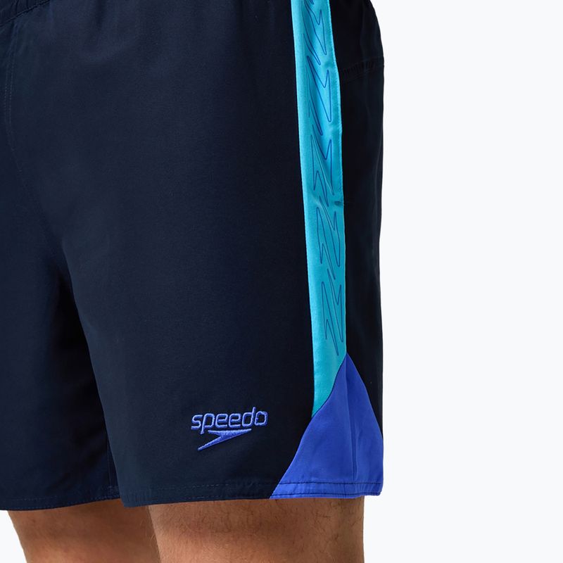 Szorty kąpielowe męskie Speedo HyperBoom Splice 16" true navy/berry 6