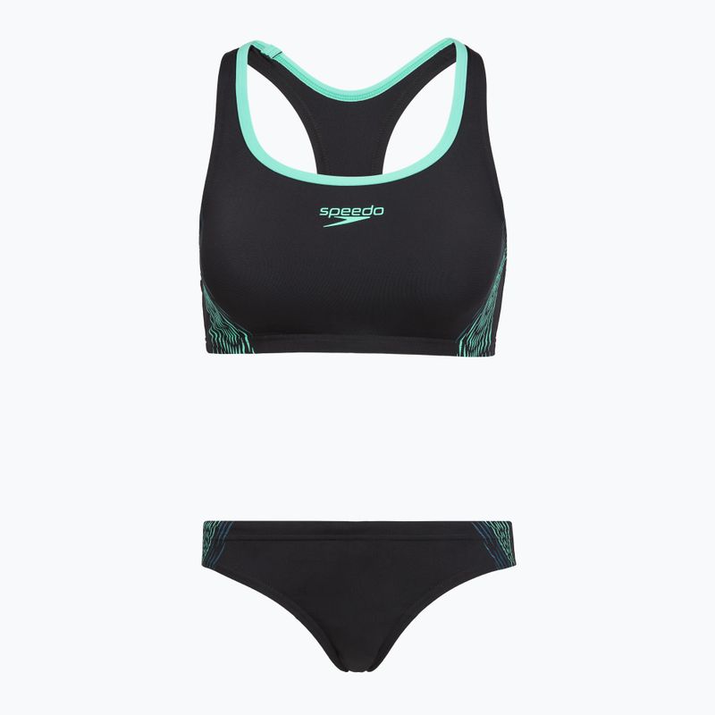 Strój pływacki dwuczęściowy damski Speedo Placement Bikini arctic glass