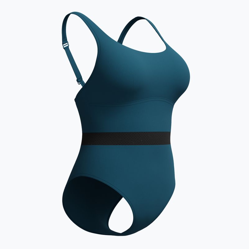 Strój pływacki jednoczęściowy damski Speedo Shaping LuniaGlow One Piece dark teal 4