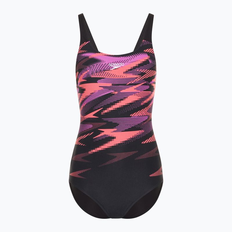 Strój pływacki jednoczęściowy damski Speedo HyperBoom Placement Muscleback coral sands