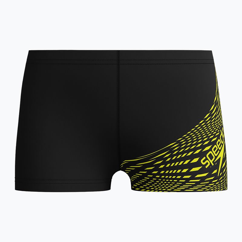 Bokserki pływackie dziecięce Speedo Medley Logo Aquashort hyper yellow