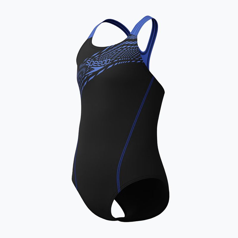 Strój pływacki jednoczęściowy dziecięcy Speedo Medley Logo Medalist cobalt pop 3