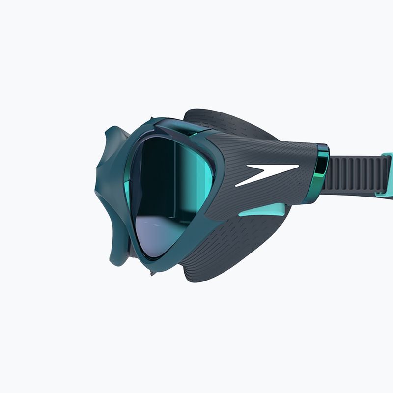 Okulary do pływania damskie Speedo Biofuse 2.0 Mirror dark teal/cobalt/emerald mirror 4