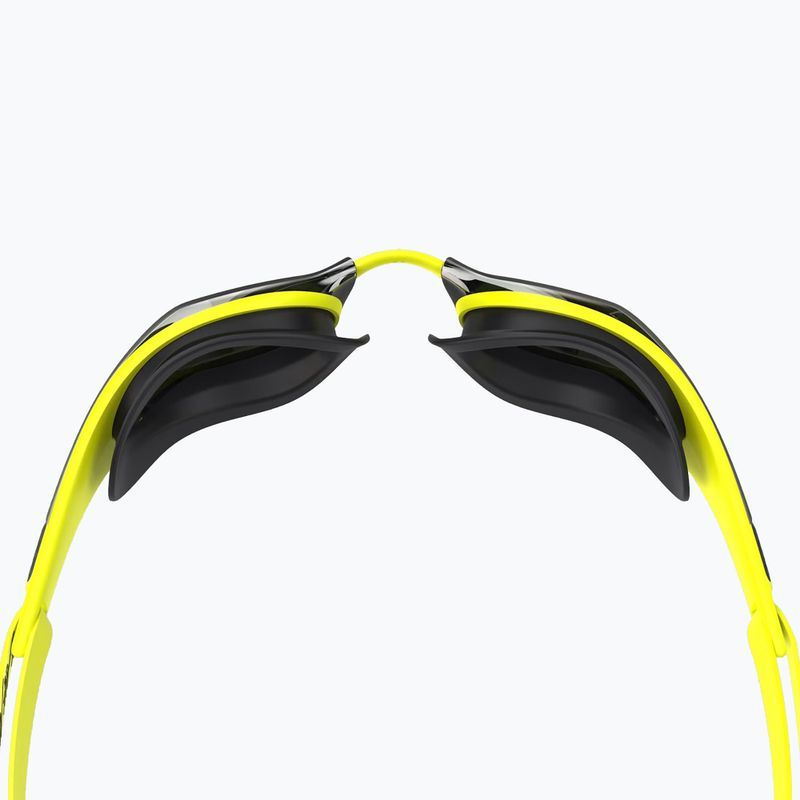 Okulary do pływania Speedo Fastskin Pure Focus Mirror hyper yellow/smoke/silver mirror 3