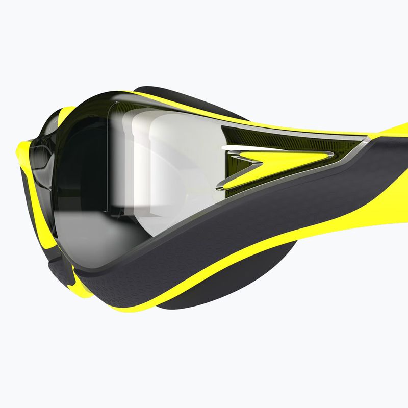 Okulary do pływania Speedo Fastskin Pure Focus Mirror hyper yellow/smoke/silver mirror 4