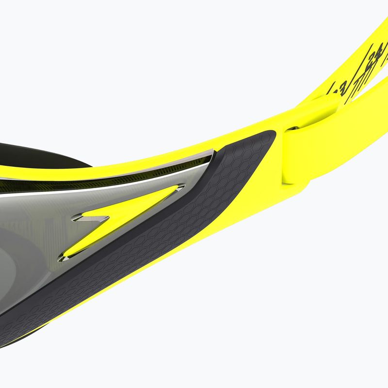 Okulary do pływania Speedo Fastskin Pure Focus Mirror hyper yellow/smoke/silver mirror 6
