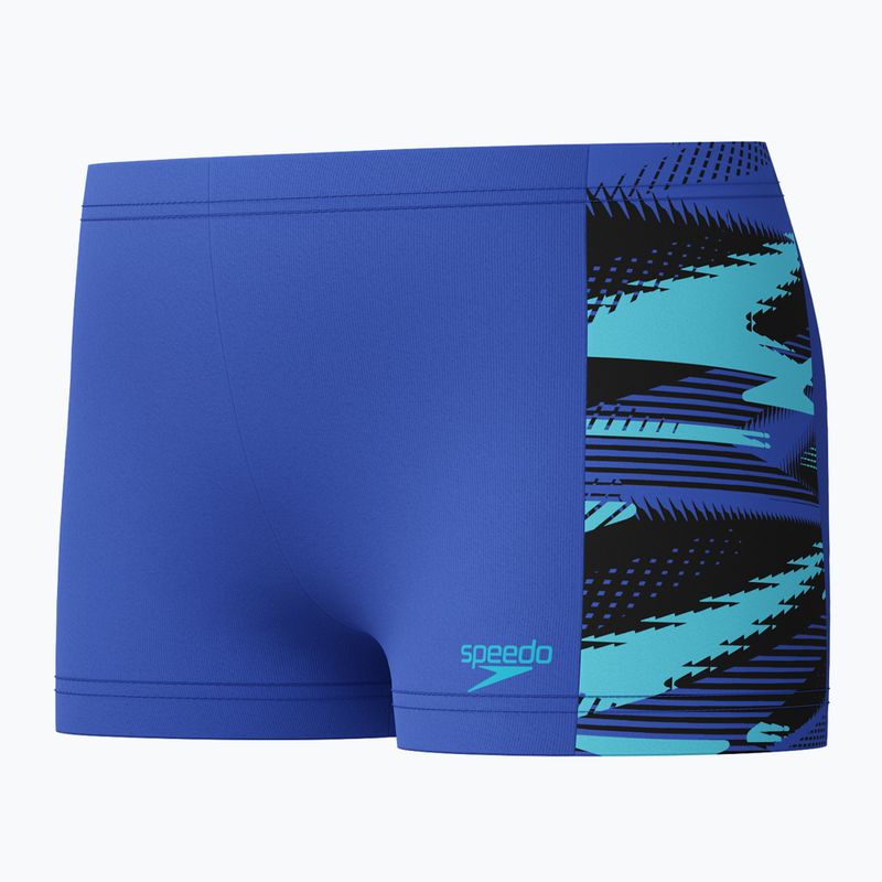 Bokserki pływackie dziecięce Speedo HyperBoom Panel Aquashort cobalt pop