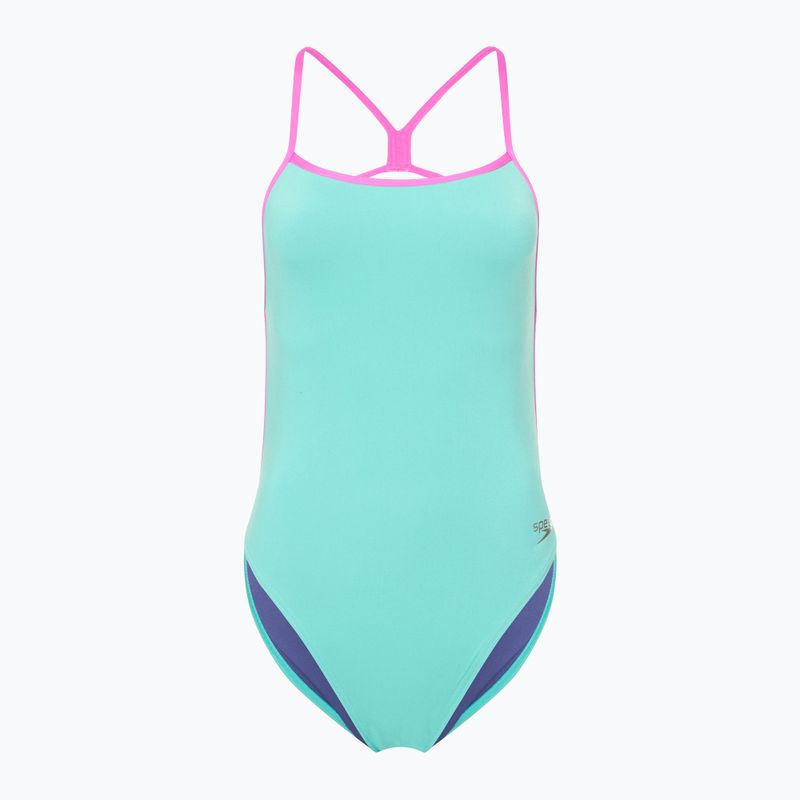 Strój pływacki jednoczęściowy damski Speedo Solid Vback arctic glass