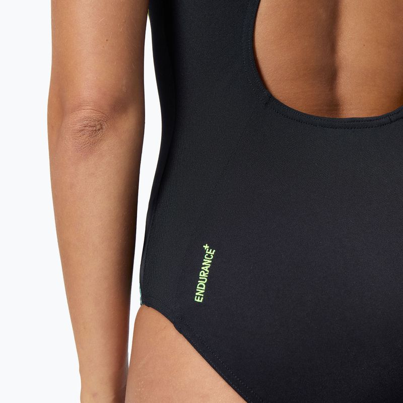 Strój pływacki jednoczęściowy Speedo Placement Muscleback hyper yellow 8