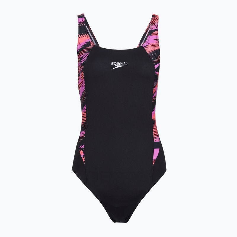 Strój pływacki jednoczęściowy damski Speedo HyperBoom Splice Muscleback neon violet