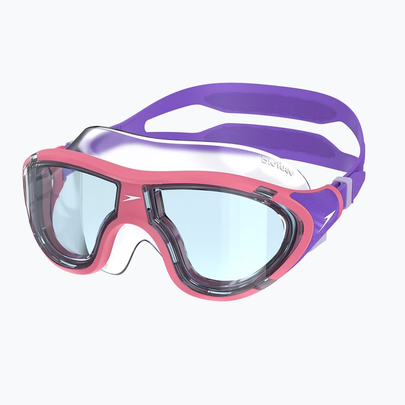 Maska do pływania dziecięce Speedo Biofuse 2.0 pink lemonade/steel