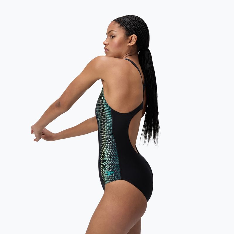 Strój pływacki jednoczęściowy damski Speedo Digital Printed Medalist turquoise gem 4