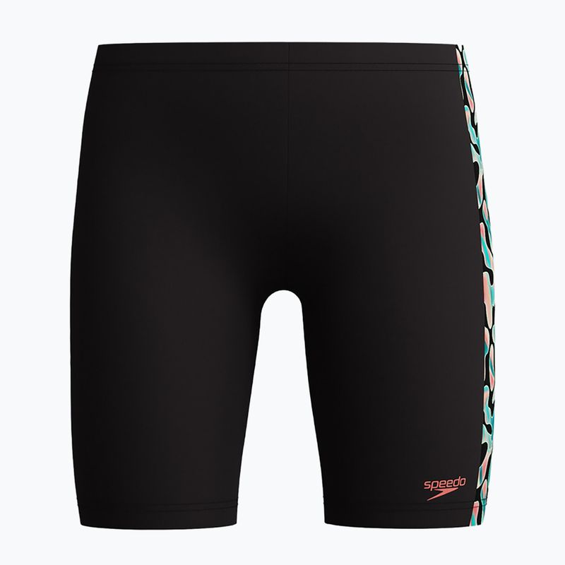 Jammery pływackie dziecięce Speedo Digital Panel Jammer neon coral