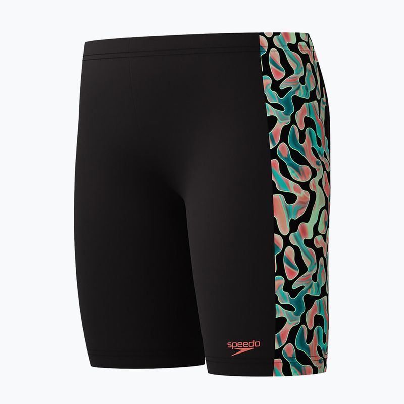 Jammery pływackie dziecięce Speedo Digital Panel Jammer neon coral 3