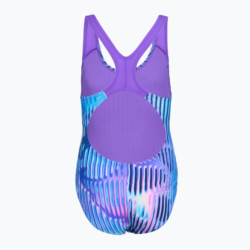 Strój pływacki jednoczęściowy dziecięcy Speedo Digital Allover Splashback indigo glow 2