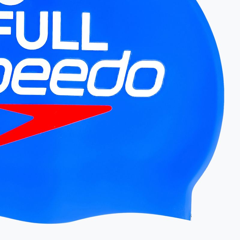 Czepek pływacki Speedo Printed Silicone speedo blue go full speedo 2