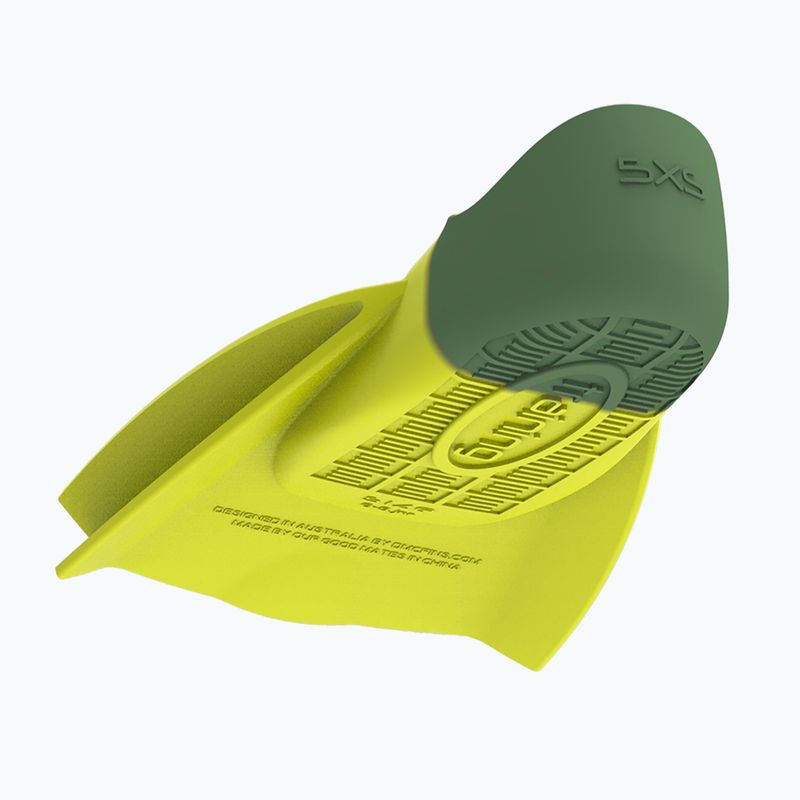 Płetwy do pływania Speedo DMC Original hyper yellow/olive 4