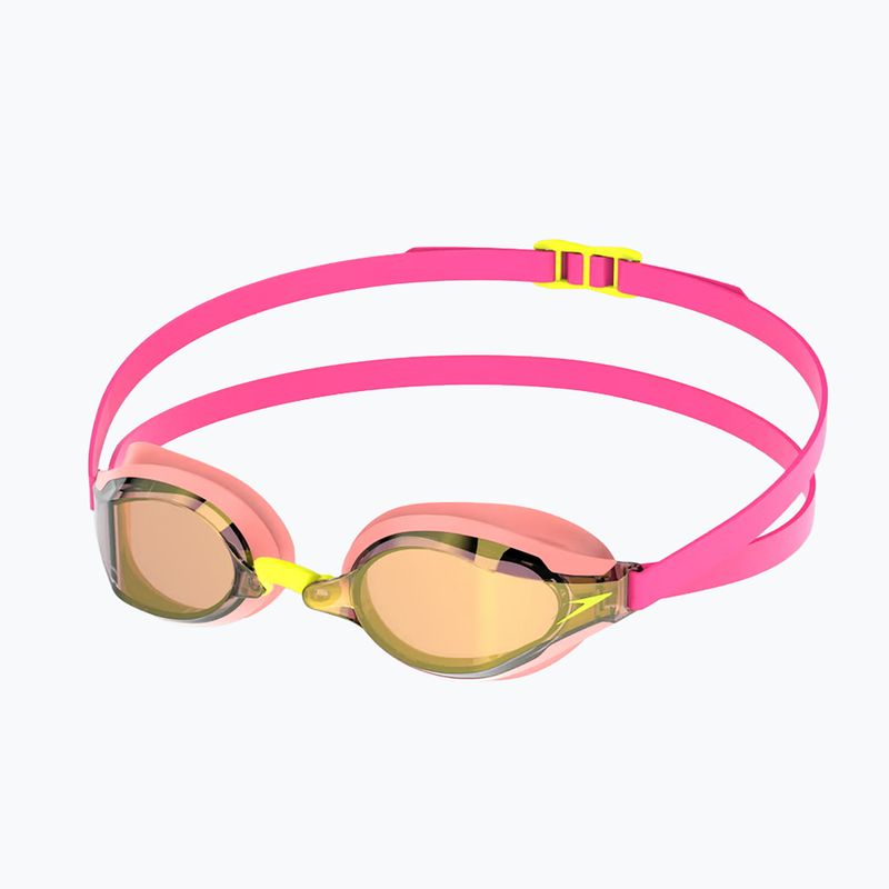 Okulary do pływania Speedo Fastskin Speedsocket 2 Mirror neon melon/vermillion/gold mirror