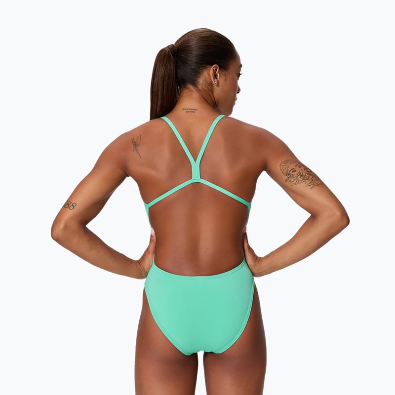 Strój pływacki jednoczęściowy damski Speedo FL Solid V-Back 2.0 aqua breeze 2