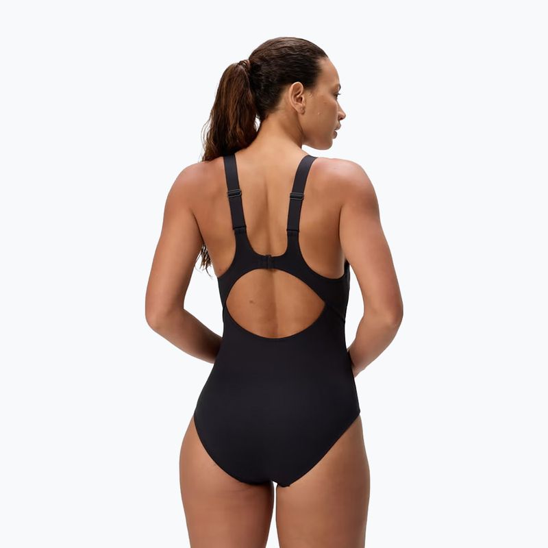 Strój pływacki jednoczęściowy damski Speedo Sculpture Butterfly Back anthracite 2