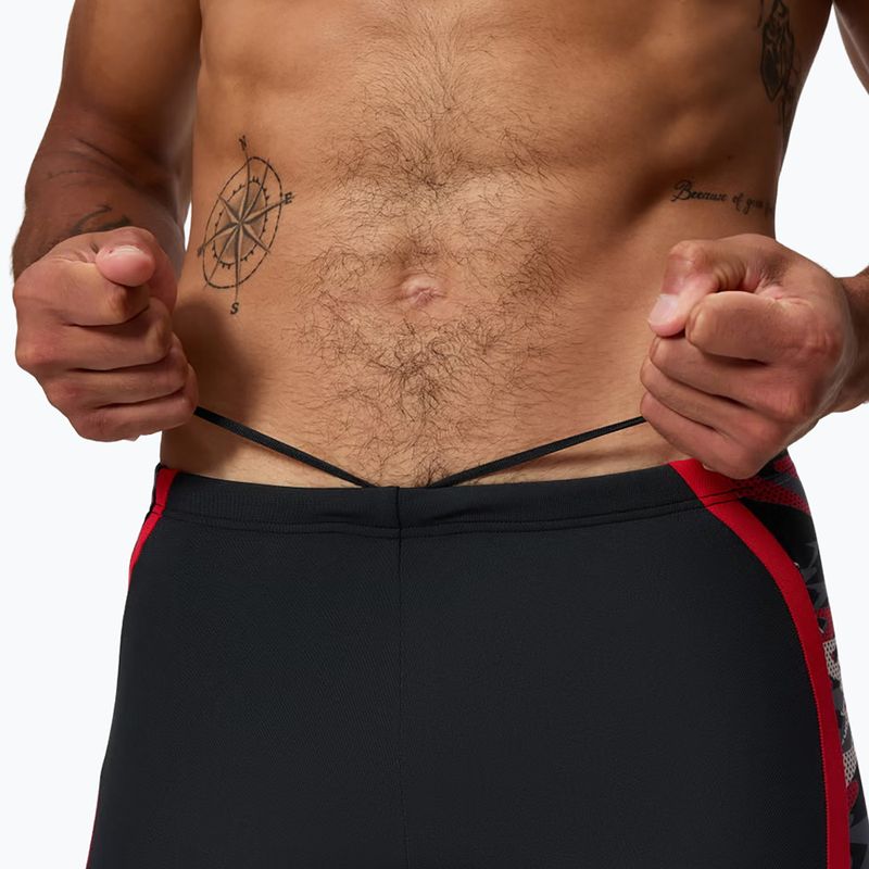 Jammery pływackie męskie Speedo Hyper Boom Splice anthracite/high risk red 3