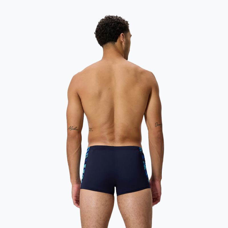 Bokserki pływackie Speedo Hyperboom Splice Aquashort peacoat/deep sapphrie 2