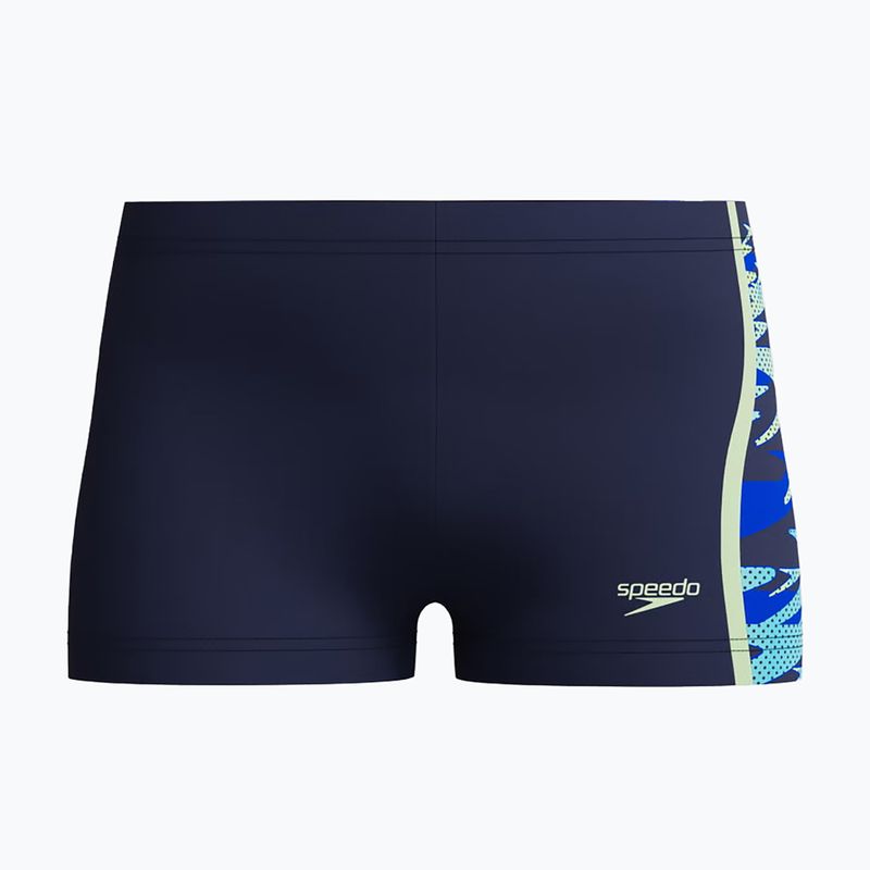 Bokserki pływackie Speedo Hyperboom Splice Aquashort peacoat/deep sapphire