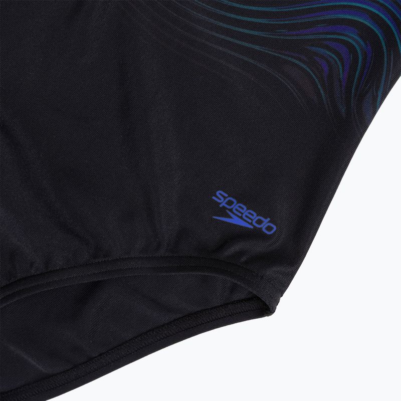 Strój pływacki jednoczęściowy damski Speedo Print Hydrasuit anthracite 3