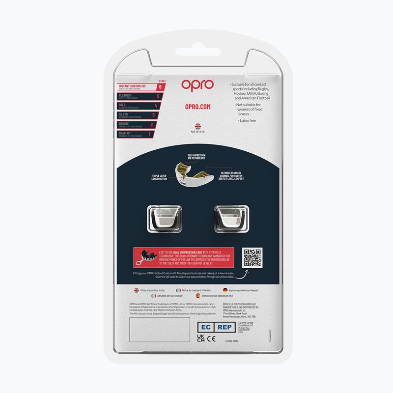Ochraniacz szczęki Opro Instant Custom Fit czarny 3