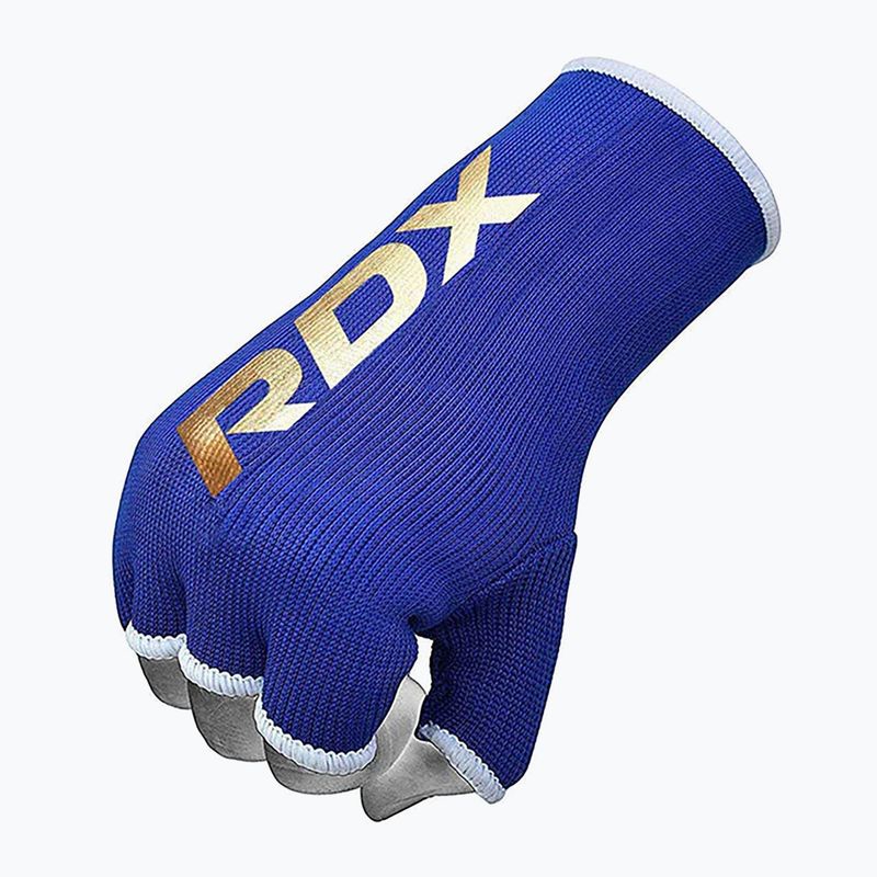 Rękawiczki wewnętrzne RDX Hosiery Inner Elasticated Half Finger blue