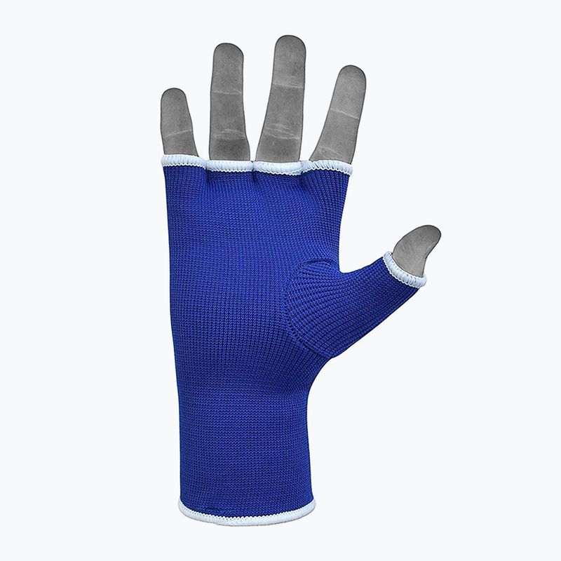 Rękawiczki wewnętrzne RDX Hosiery Inner Elasticated Half Finger blue 2