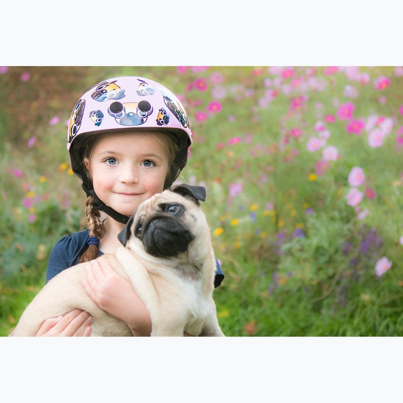 Kask rowerowy dziecięcy Hornit Pug pink/brown 8