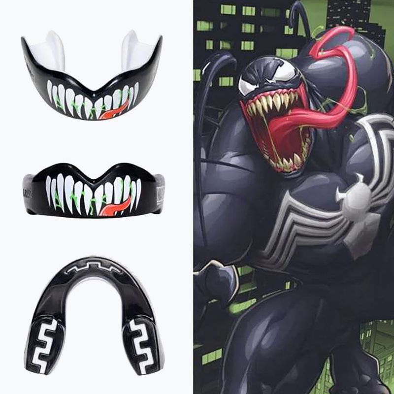 Ochraniacz szczęki dziecięcy SAFEJAWZ Marvel Venom czarny 2