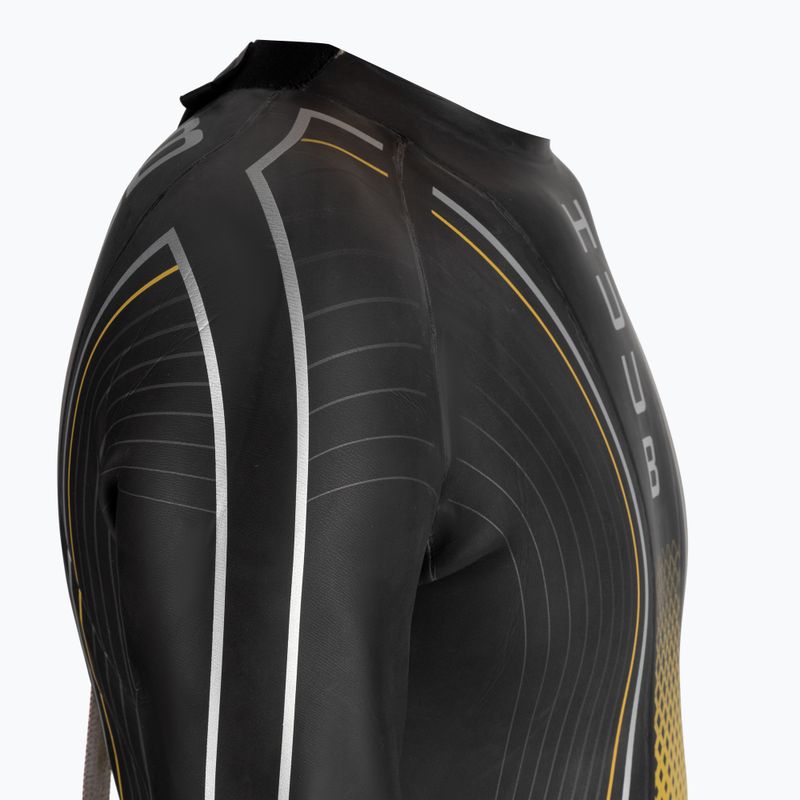 Pianka triathlonowa męska HUUB Agilis Ali Gold 3:5 mm black/gold 5
