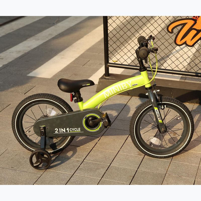 Rower dziecięcy Qplay Miniby 3in1 green 9