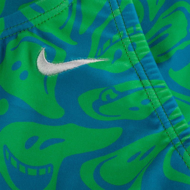 Strój pływacki jednoczęściowy dziecięcy Nike Hydrastrong Multi Print Fastback electric algae 3