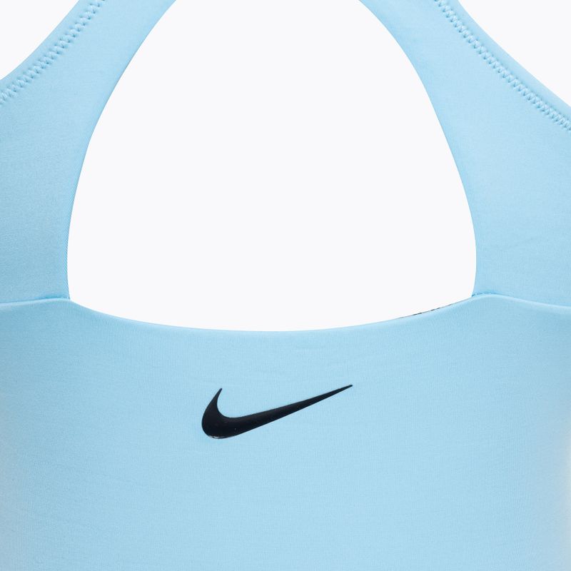 Strój pływacki jednoczęściowy damski Nike Hydralock Fusion Inclusive aquarius blue 4
