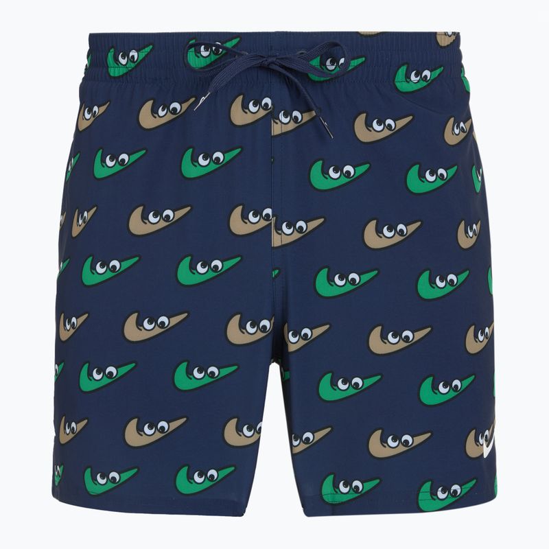 Szorty kąpielowe męskie Nike Multi Print 5" Volley midnight navy 5