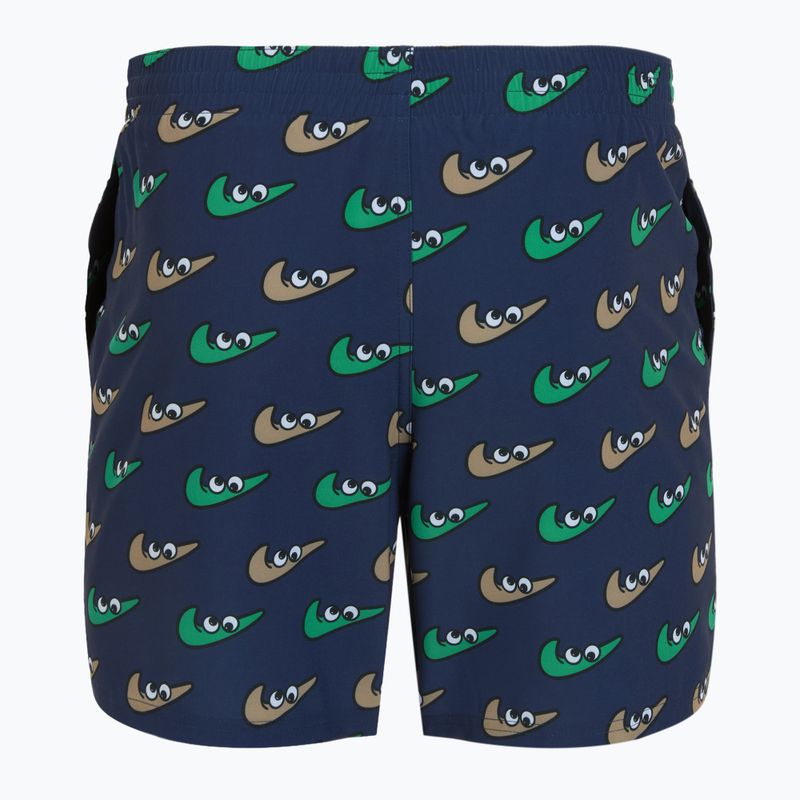 Szorty kąpielowe męskie Nike Multi Print 5" Volley midnight navy 6
