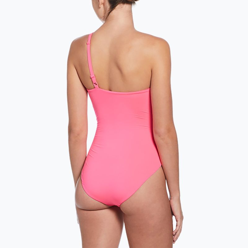 Strój pływacki jednoczęściowy damski Nike Essential Asymmetrical hyper pink 6