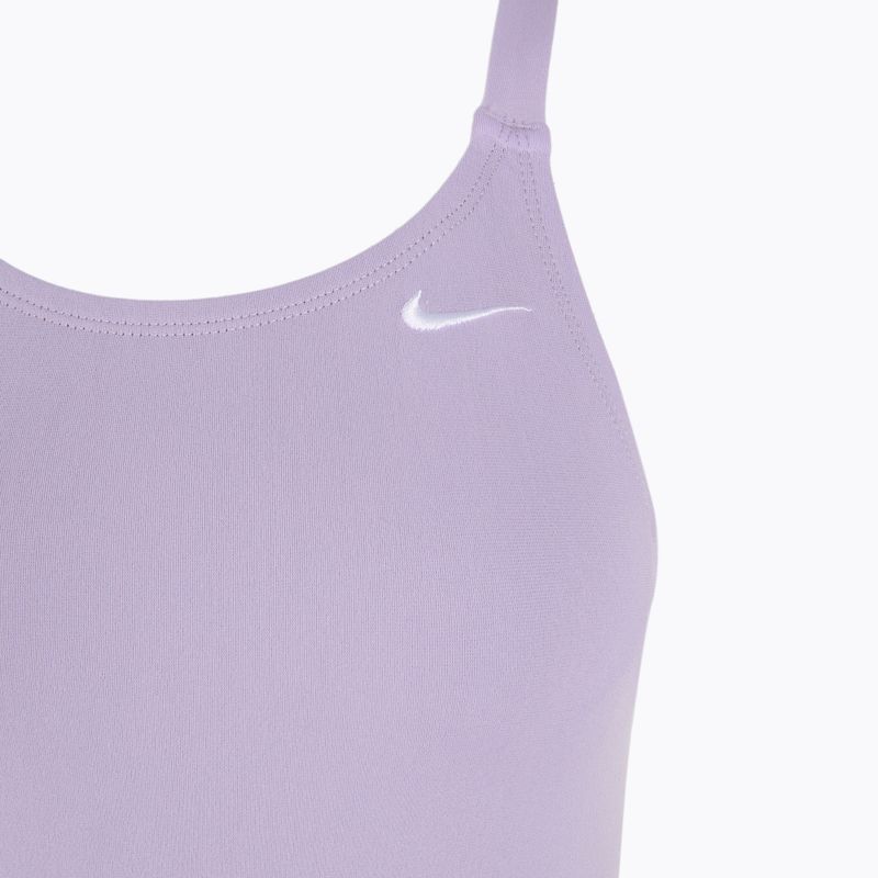 Strój pływacki jednoczęściowy damski Nike Hydrastrong Solid Fastback hydrangeas 3
