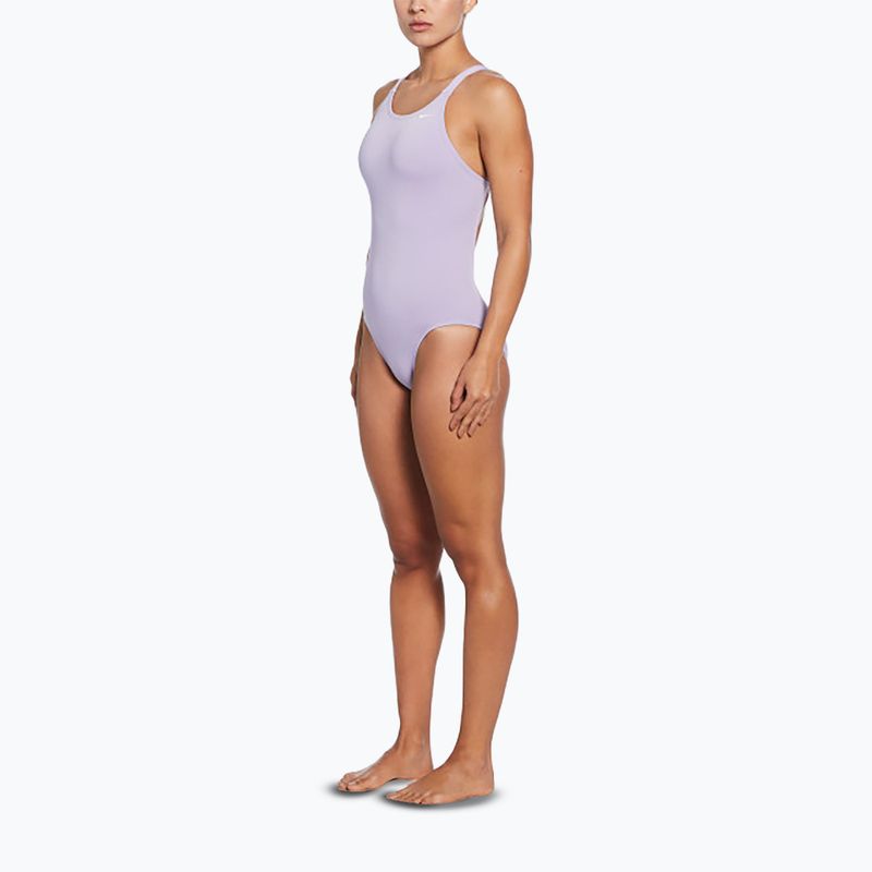 Strój pływacki jednoczęściowy damski Nike Hydrastrong Solid Fastback hydrangeas 5