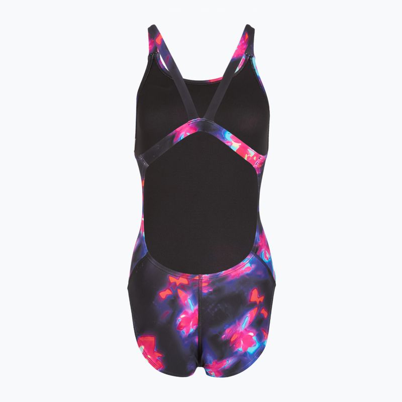 Strój pływacki jednoczęściowy damski Nike Hydrastrong Fastback black 2